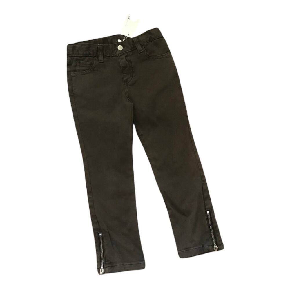 Knot Just for Kids Girls Pants Size 4 Brown Skinny Zipper‎ Ankle Solid